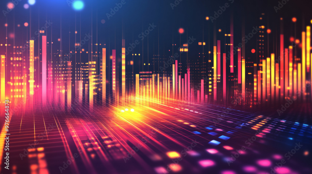 Modern equalizer background for music themes. Vector illustration design. Modern equalizer background for music themes. Vector illustration design.