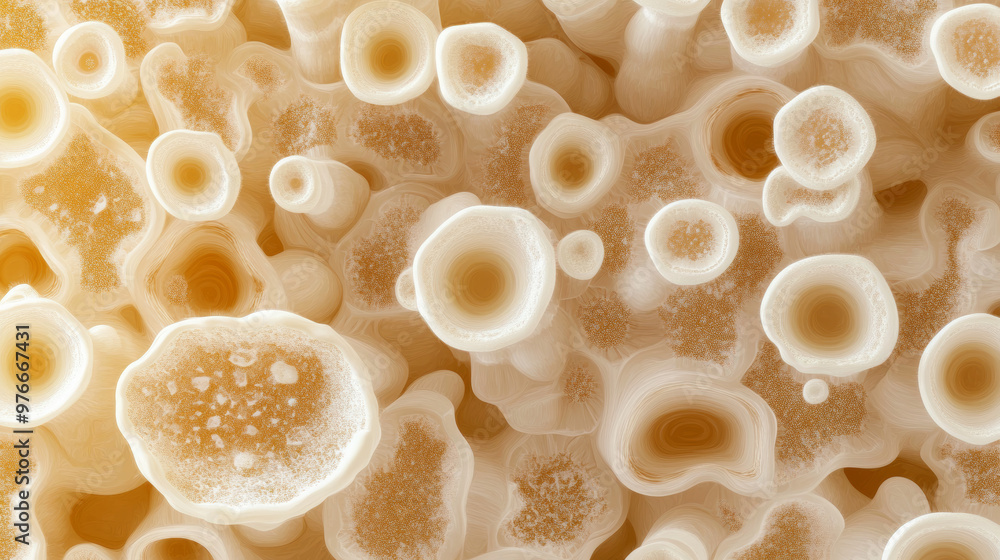 Macro pattern of mycelium fungus for scientific and medical research. Features a science-themed backdrop with a futuristic plant microbiology and healthcare focus. Vector illustration. Macro pattern of mycelium fungus for scientific and medical research. Features a science-themed backdrop with a futuristic plant microbiology and healthcare focus. Vector illustration.