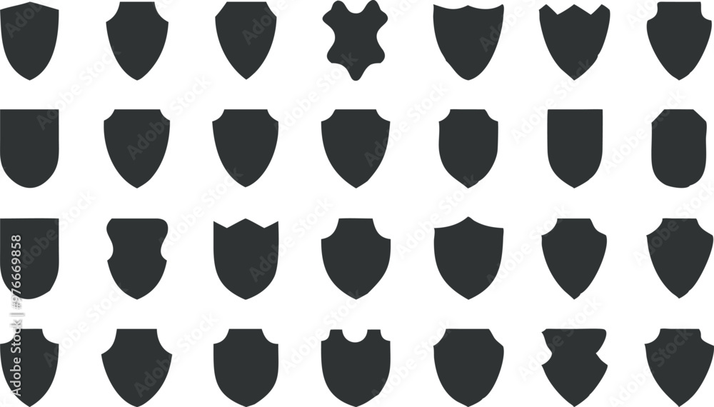 Shield icons collection. Protect shield vector Shield icons collection. Protect shield vector