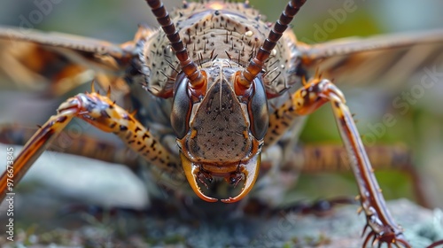 Dobsonfly close up wallpaper photo