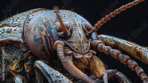 Dobsonfly close up wallpaper photo