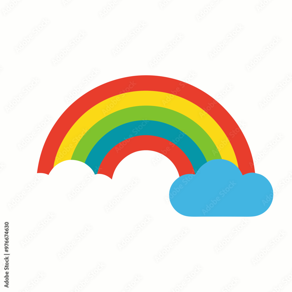 Sky rainbow vector