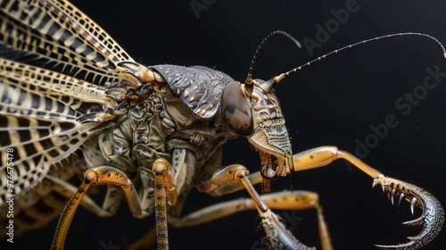 dobsonfly close up wallpaper photo