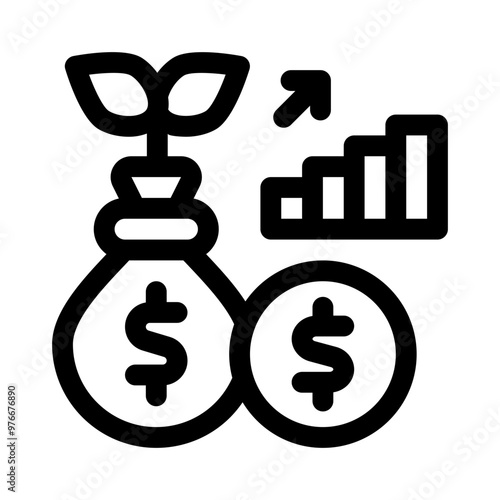 investment line icon