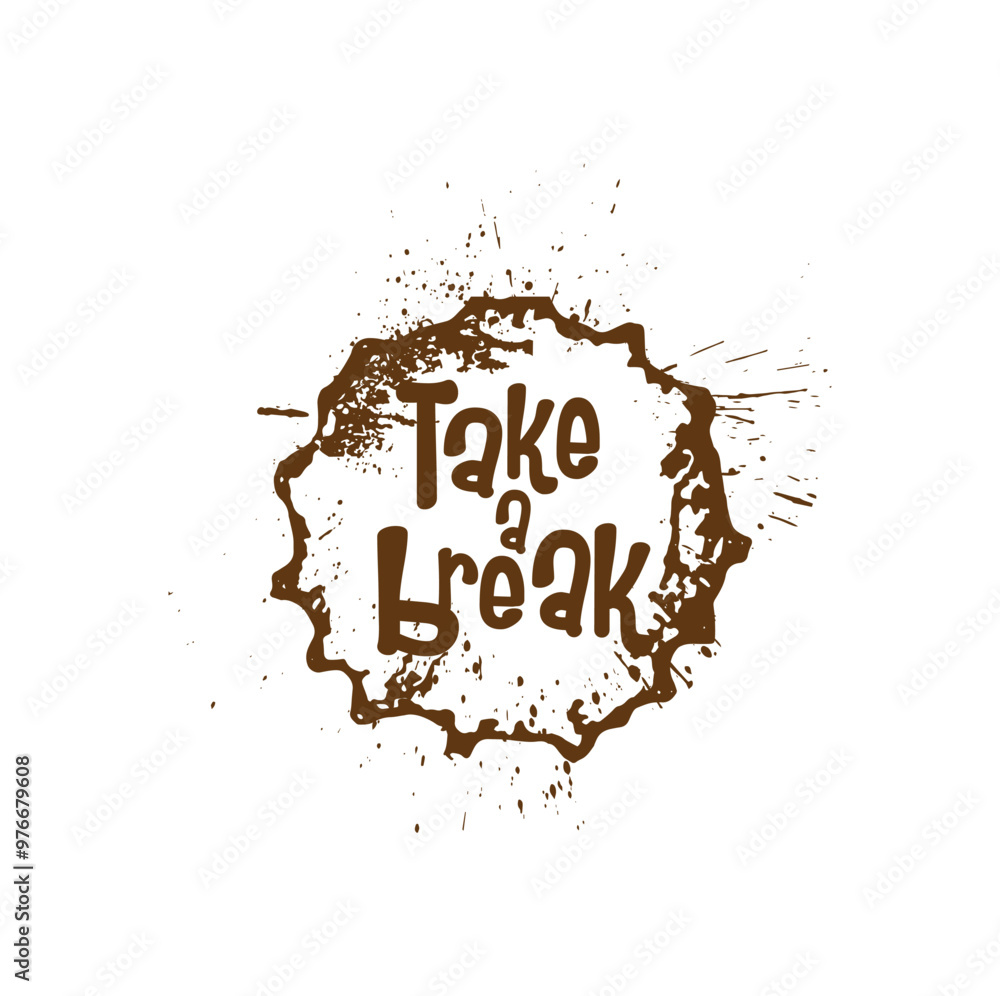 break time with creatif font design. break time with creatif font design.