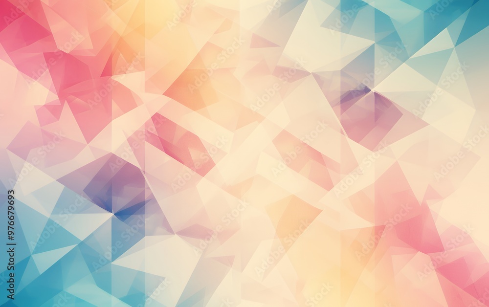 Obraz premium Abstract background with pastel colors and geometric shapes. A perfect background for a modern design.