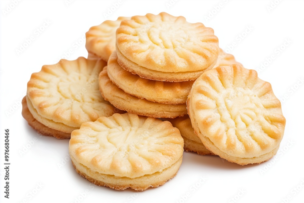 Biscuits crackers isolated on background Biscuits crackers isolated on background