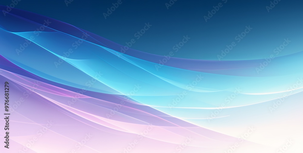 Abstract background with flowing lines in shades of blue and purple. Abstract background with flowing lines in shades of blue and purple.