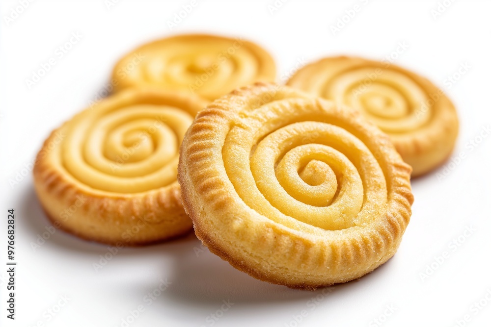 Biscuits crackers isolated on background Biscuits crackers isolated on background
