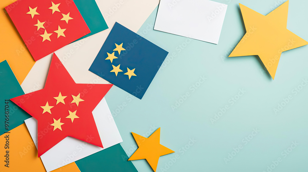 A visual of multiple review cards with star ratings and customer photos, symbolizing the variety of feedback businesses receive A visual of multiple review cards with star ratings and customer photos, symbolizing the variety of feedback businesses receive
