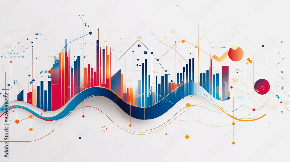 charts and graphs with statistics to innovative analyze business potential and forecast future development of companies growth. charts and graphs with statistics to innovative analyze business potential and forecast future development of companies growth.