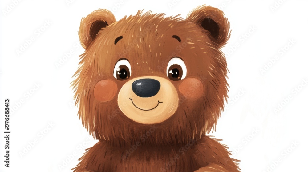 Cute Brown Bear. Cute Brown Bear.