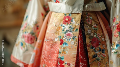 Traditional korean hanbok wallpaper