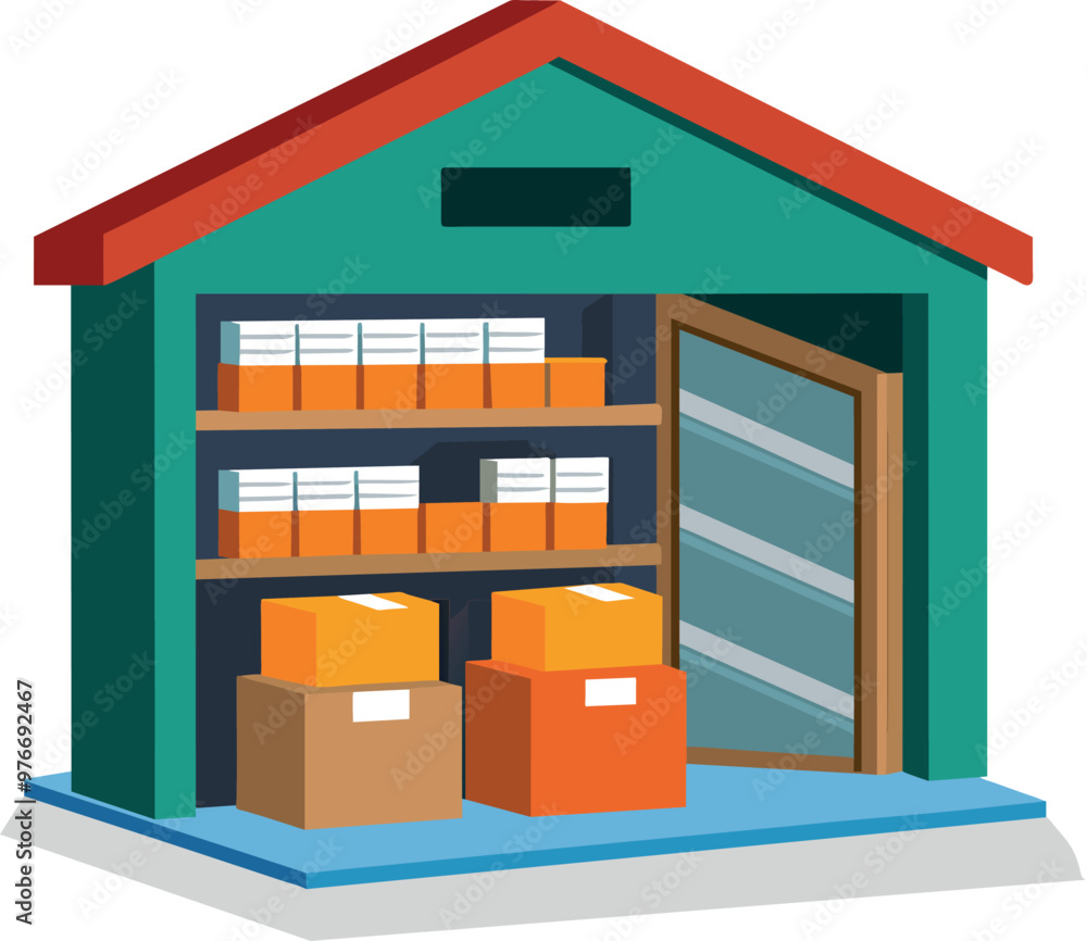 Cartoon style Grocery store front view Commercial, property supermarket vector illustration isolated royalty free images generated Ai Cartoon style Grocery store front view Commercial, property supermarket vector illustration isolated royalty free images generated Ai