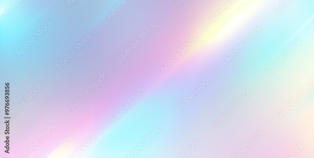 Obraz premium Abstract iridescent background with soft, pastel colors.