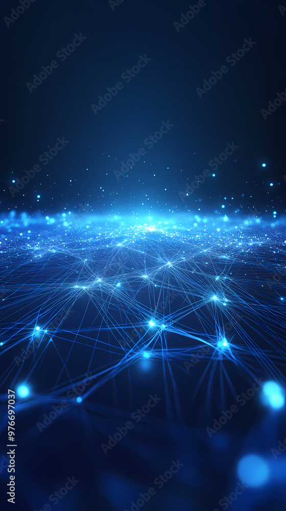 Fototapeta premium Blue technology background
