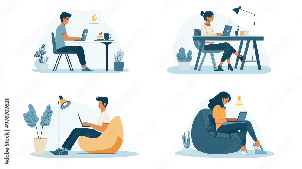 Working From Home. Working From Home.
