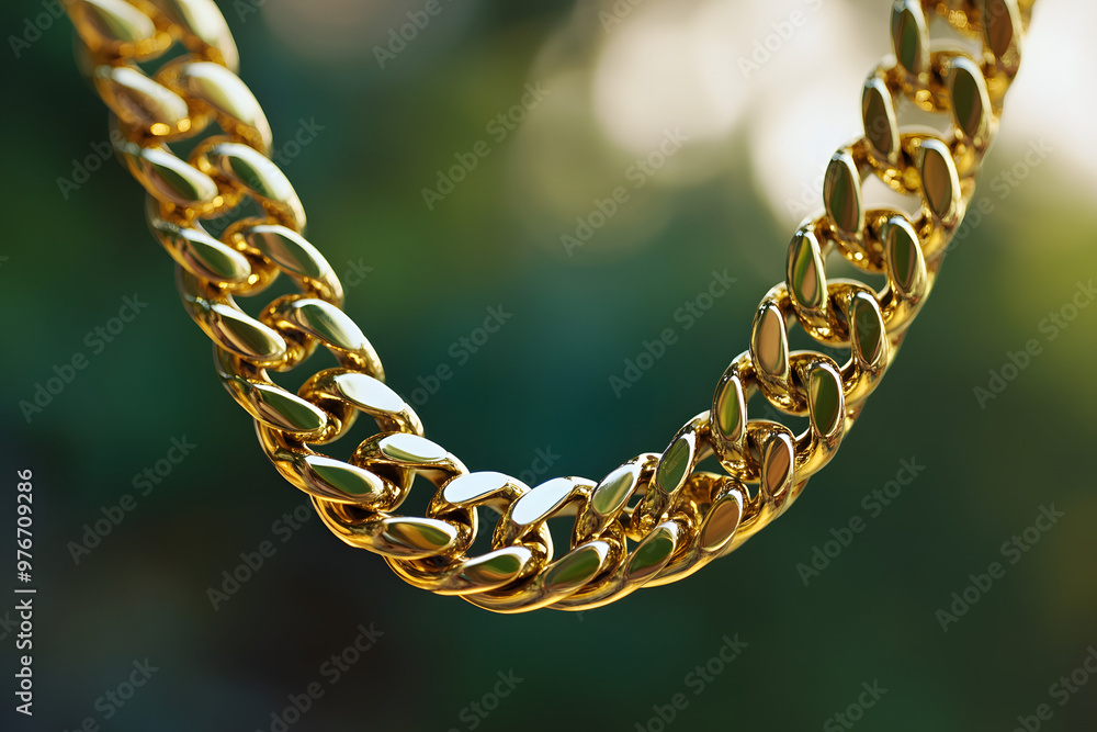 Flowing Cuban Link Chain Design