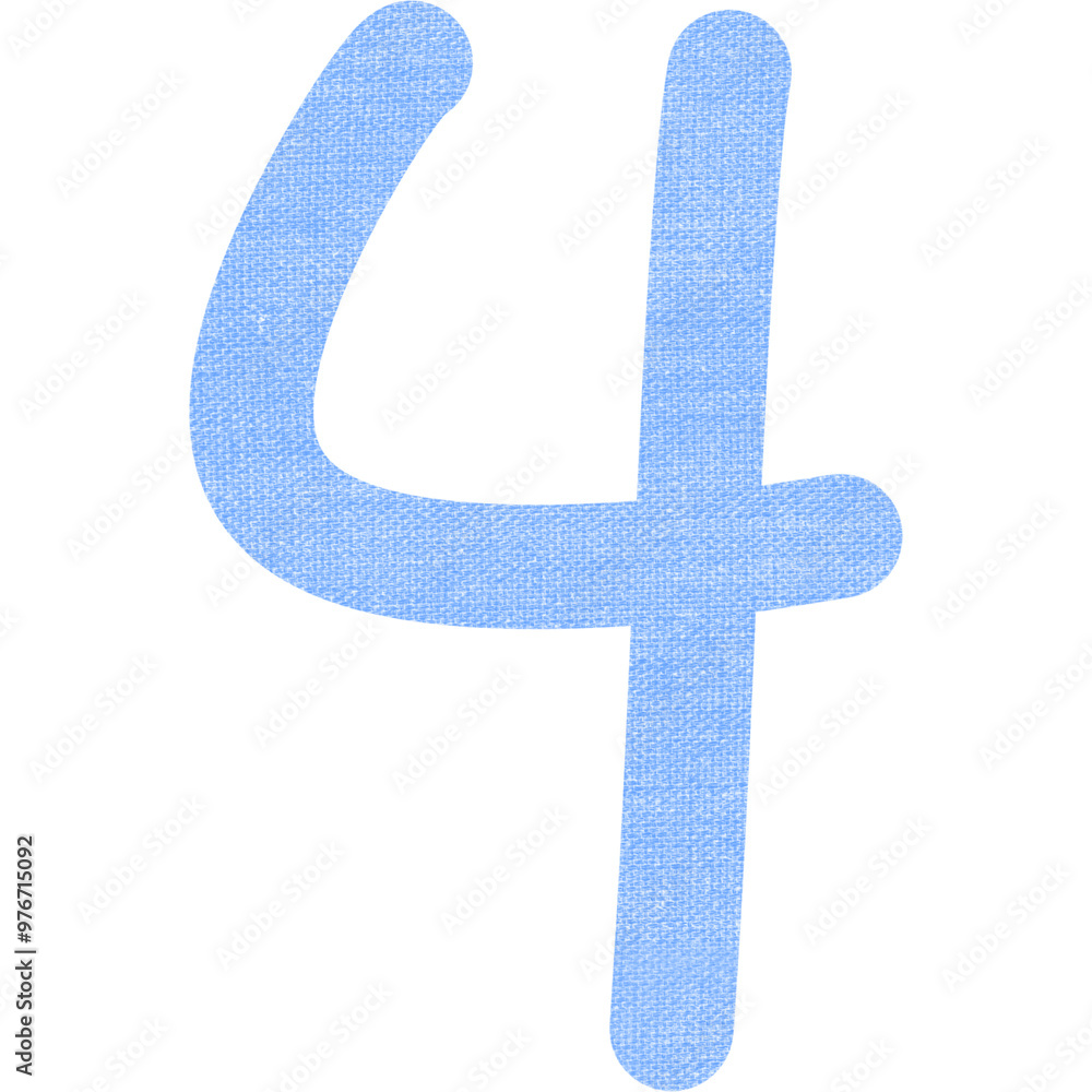 Obraz premium Winter Numbers 