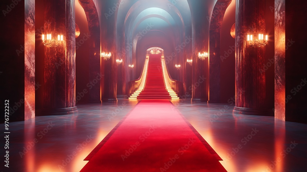 Red Carpet Hallway Red Carpet Hallway