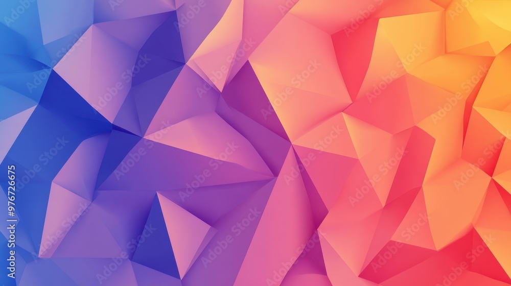 Obraz premium Explore a vibrant vector abstract background filled with dynamic geometric triangles for a modern touch.