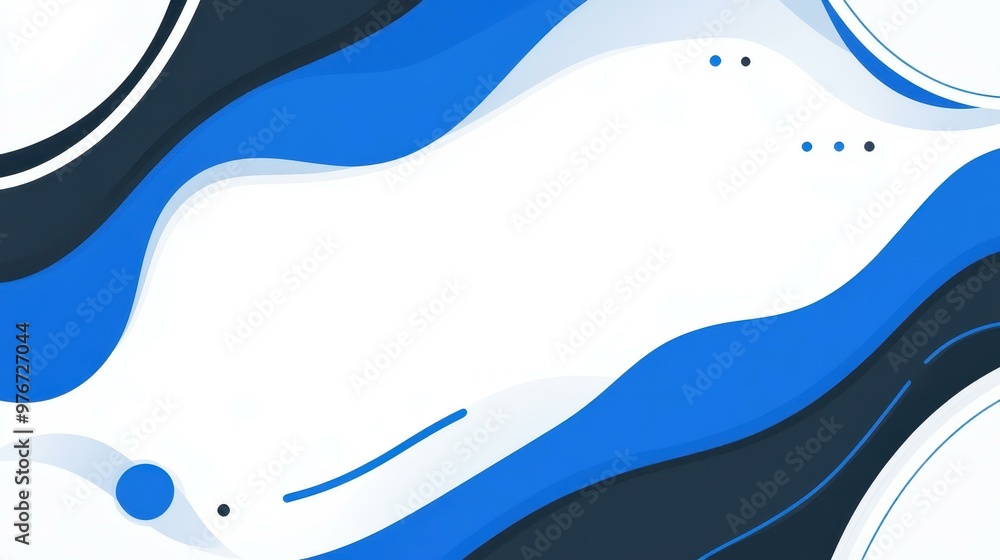 Obraz premium Engage your audience with a sleek blue abstract background perfect for modern business presentations and technology themes.