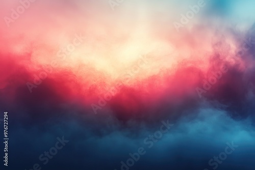 A stunning color gradient of pink and blue clouds, creating a dramatic and ethereal atmosphere perfect for backgrounds or art.