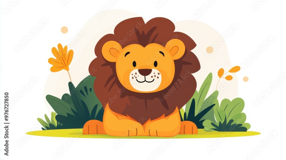 Bold lion graphic design, perfect for wild life themes. A fun and artistic icon that captures the essence of the king. Bold lion graphic design, perfect for wild life themes. A fun and artistic icon that captures the essence of the king.