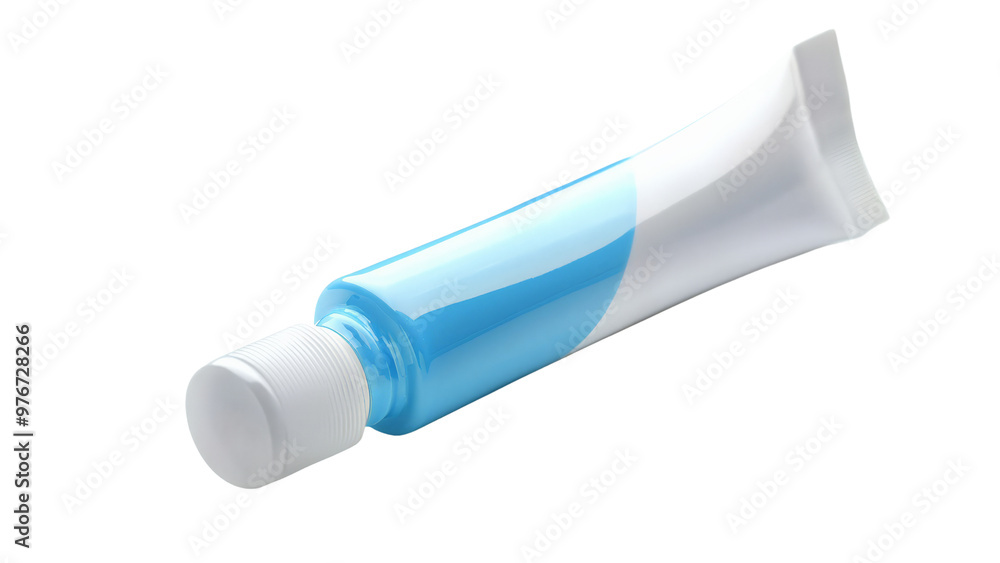 Toothpaste tube with cap off, isolated on transparent background, PNG file, sharp and clean, Toothpaste tube with cap off, isolated on transparent background, PNG file, sharp and clean,