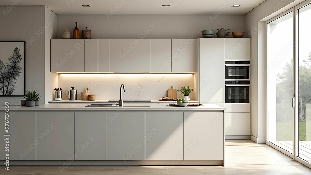 Modern Kitchen Design A Harmonious Blend of Wood and Sleek Minimalism Modern Kitchen Design A Harmonious Blend of Wood and Sleek Minimalism