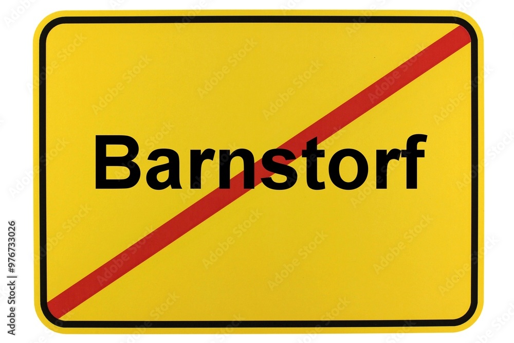 Illustration eines Ortsschildes der Gemeinde Barnstorf in Niedersachsen Illustration eines Ortsschildes der Gemeinde Barnstorf in Niedersachsen