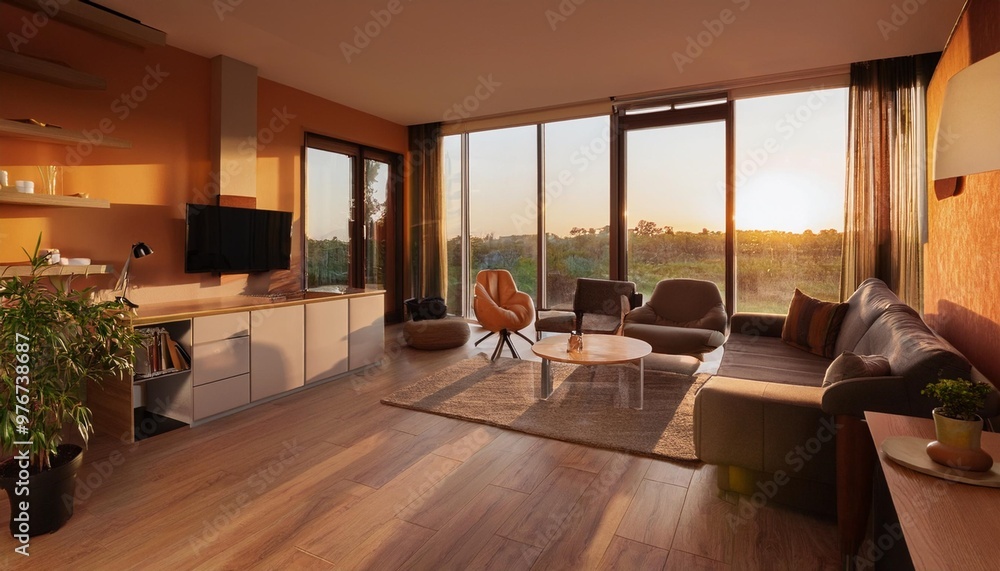 Compact studio apartment with space-saving furniture and multifunctional design Compact studio apartment with space-saving furniture and multifunctional design