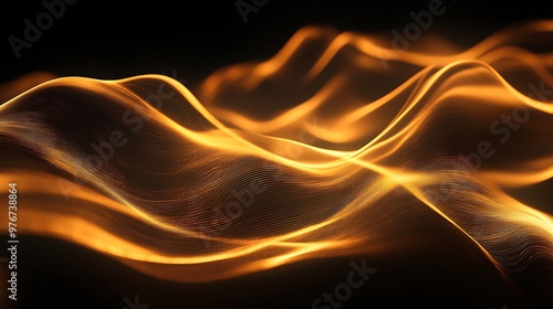 Golden Abstract Background