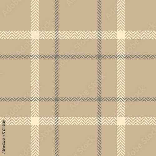 Plaid check pattern. Seamless fabric texture. Tartan textile print.