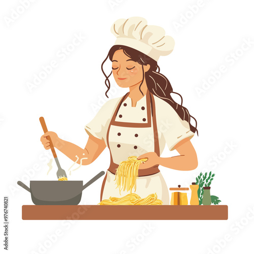 person with a pan