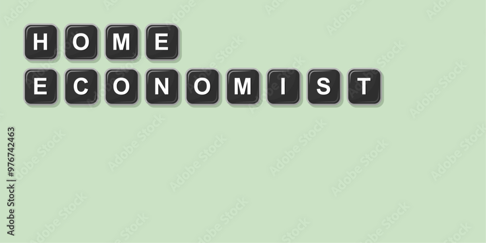 Job profession word made with computer keyboard button design illustration on bright background, Vector illustration design. Job profession word made with computer keyboard button design illustration on bright background, Vector illustration design.