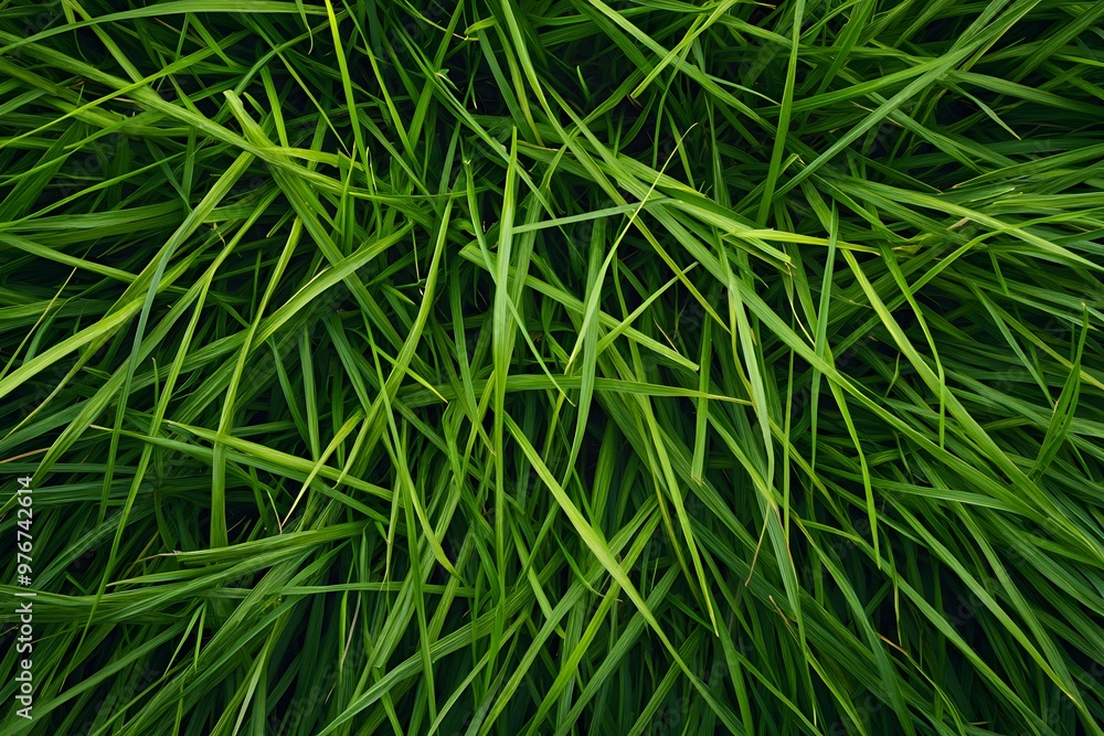 Vibrant Green Grass Blades Vibrant Green Grass Blades