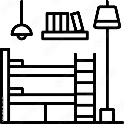 Bunk Bed Icon