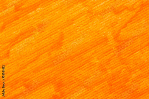 Wallpaper Mural close up of striped paper stained with orange gouache Torontodigital.ca