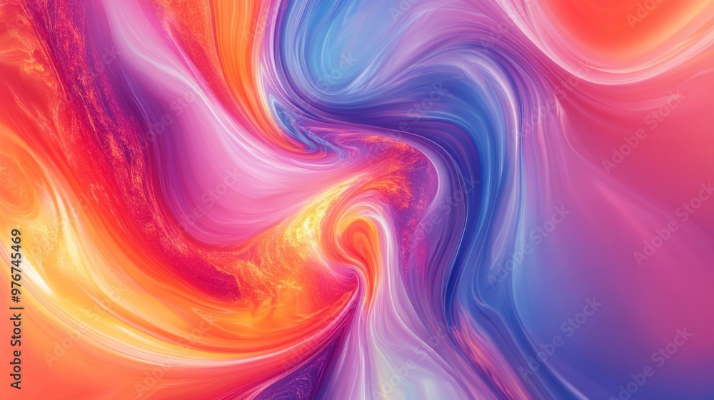 Vibrant abstract swirl with dynamic colors in motion Vibrant abstract swirl with dynamic colors in motion