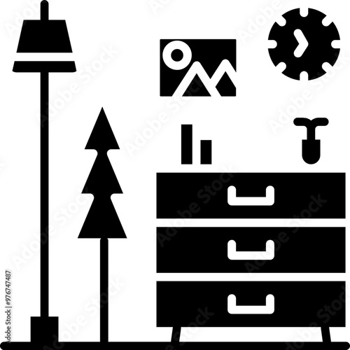 Chest Drawers Icon
