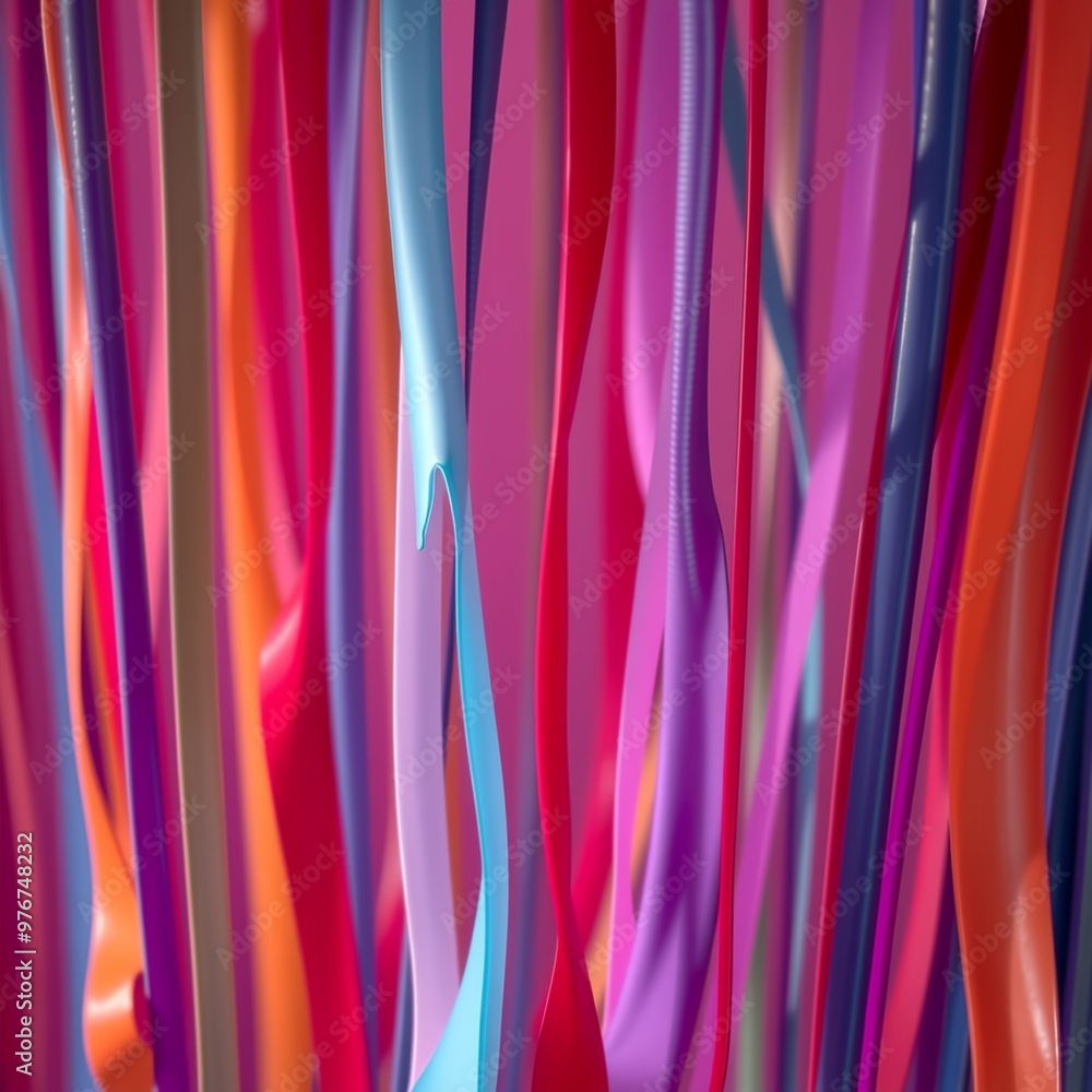 Abstract background with colorful ribbons Abstract background with colorful ribbons