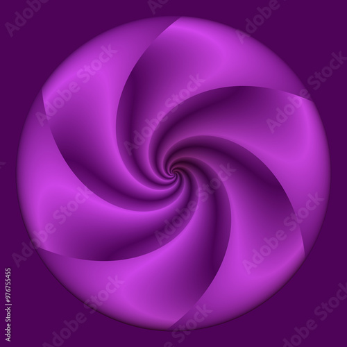 hypnotic spiral background, optical illusion of chaos, with a stylized design, captivates the eye in this image