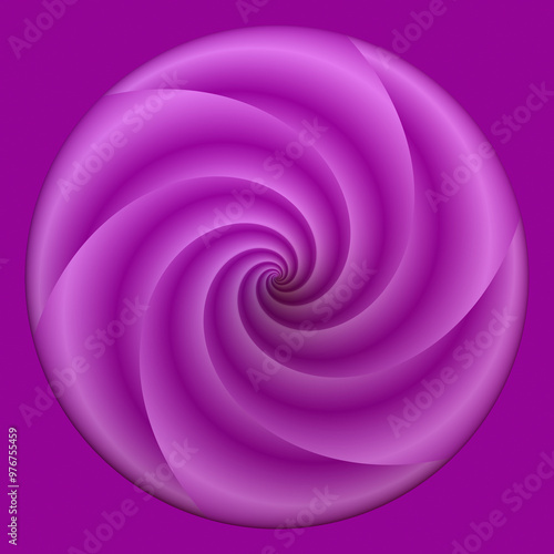 hypnotic spiral background, optical illusion of chaos, with a stylized design, captivates the eye in this image