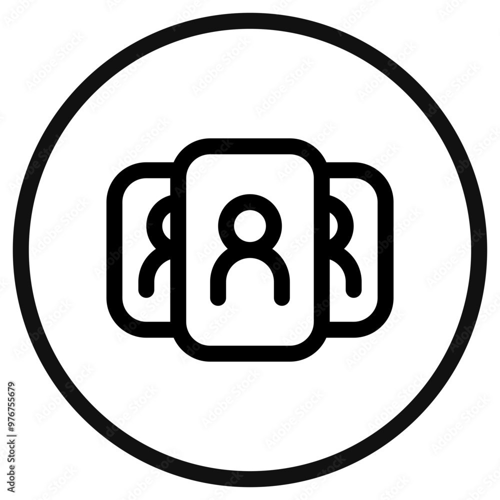Editable UI card, employee, candidate, options, users, people vector icon. Business, work, office. Part of a big icon set family. Perfect for web and app interfaces, presentations, infographics, etc Editable UI card, employee, candidate, options, users, people vector icon. Business, work, office. Part of a big icon set family. Perfect for web and app interfaces, presentations, infographics, etc