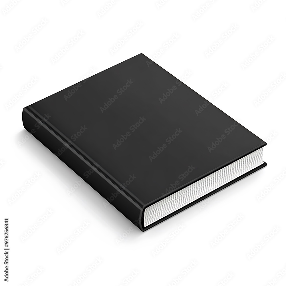 Black hardcover book mockup. Design illustration isolated on white background. It can be used for promo, catalogs, brochures, magazines, etc. Ready for your design. Generative Ai Black hardcover book mockup. Design illustration isolated on white background. It can be used for promo, catalogs, brochures, magazines, etc. Ready for your design. Generative Ai