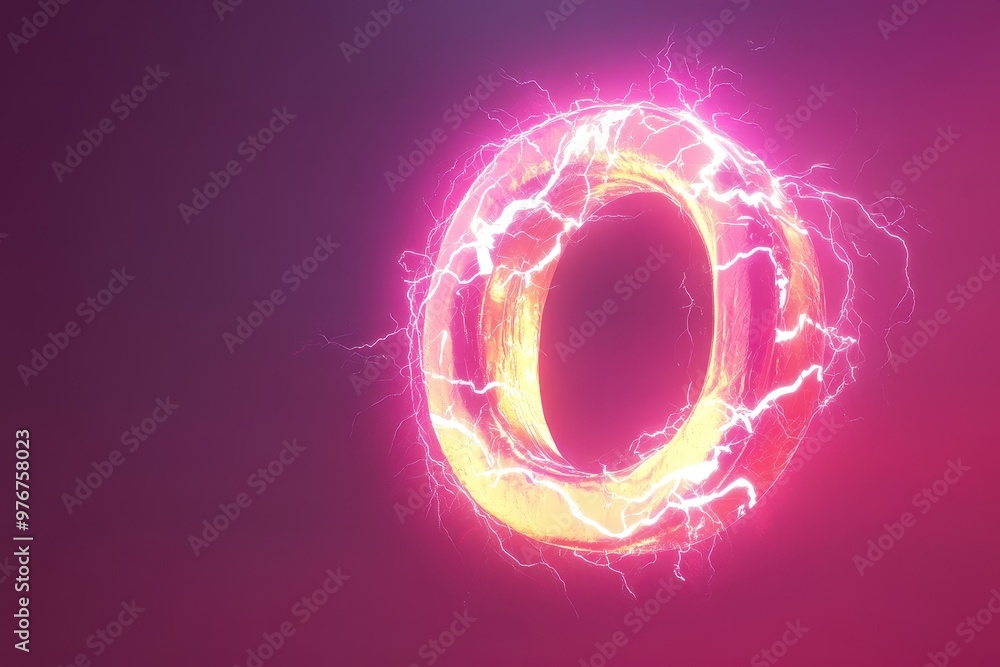 A glowing purple circle with a lightning bolt in the middle A glowing purple circle with a lightning bolt in the middle