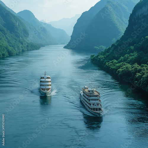 Starting point for river cruises down the Yangtze River photo