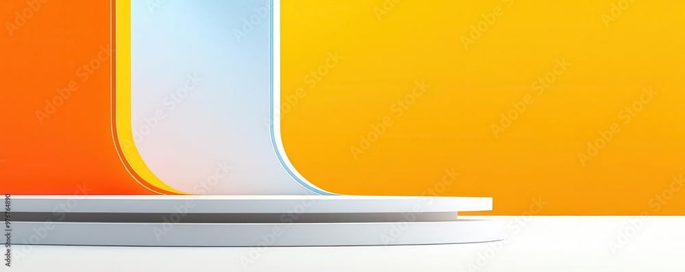 Surface material flat design side view engineering theme 3D render Triadic Color Scheme Surface material flat design side view engineering theme 3D render Triadic Color Scheme