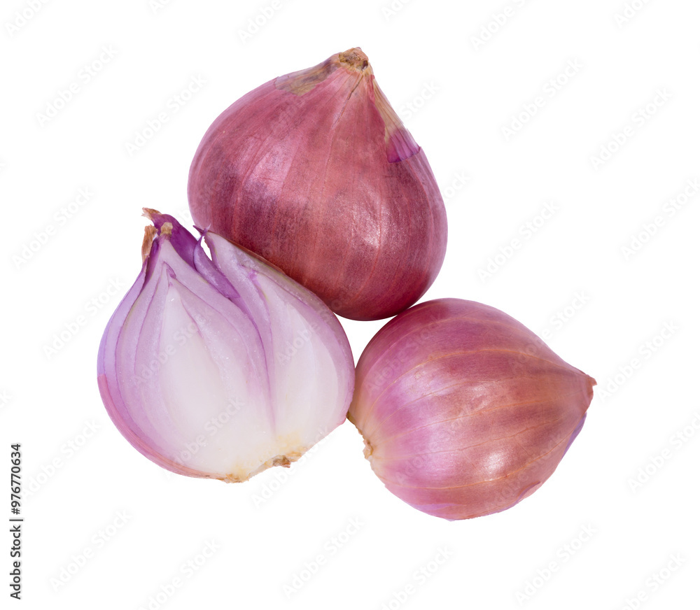 Fototapeta premium Shallot, Transparent background